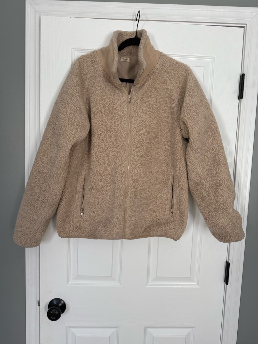John Galt Brandy Melville Brown Sherpa Jacket- One Size